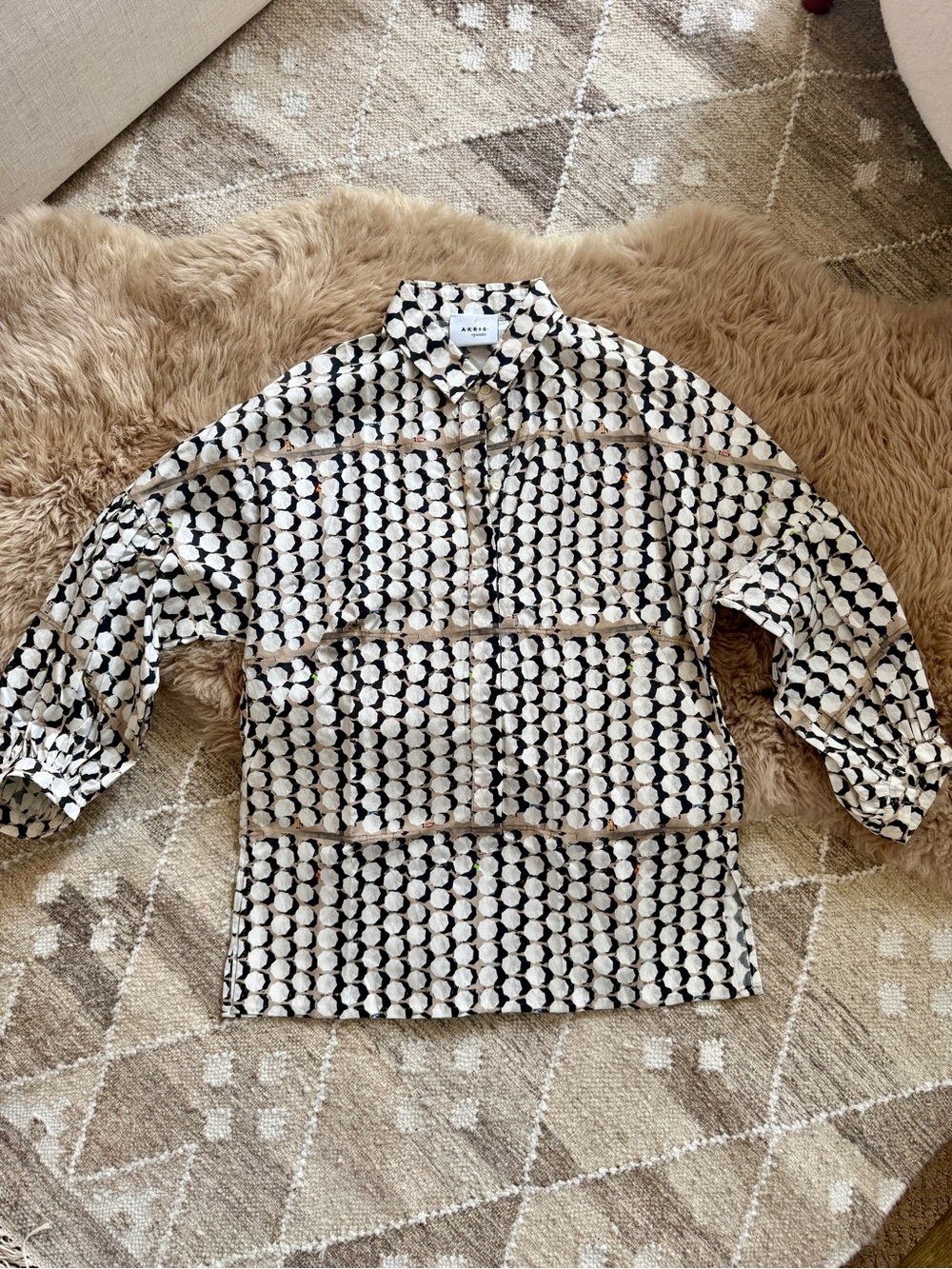 Akris Punto Parasol Blouse - Sz 6 US